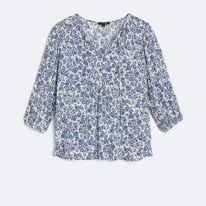 PAPERMOON Addley Clip Dot Woven Top Women’s Size XL